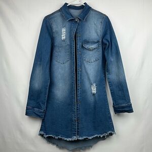 Women's Denim Button Down Shirt